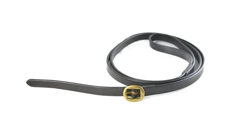 Ascot Leather Lead Rein Black-1